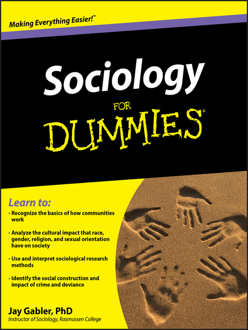 Title details for Sociology For Dummies by Jay Gabler - Available